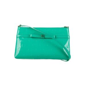 NWT Kate Spade Amy Camellia Street Bright Beryl Patent Leather Crossbody Bag